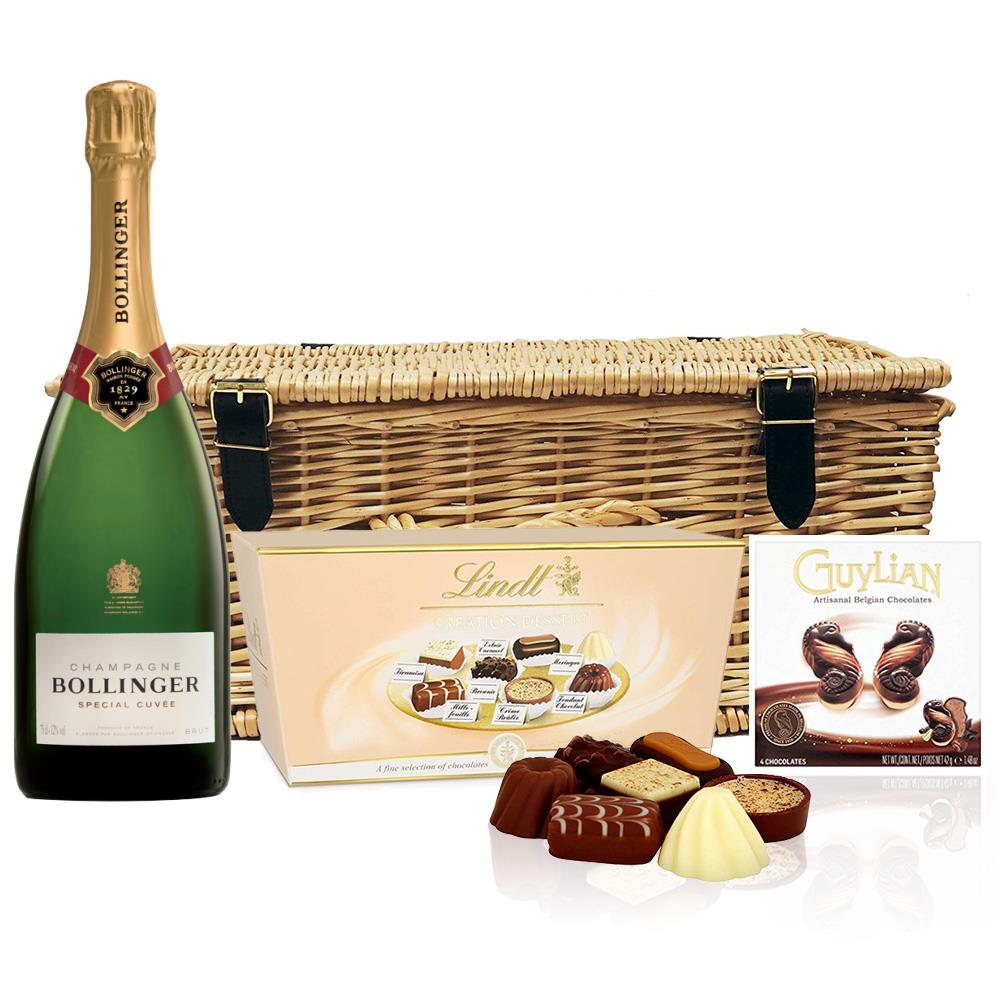 Bollinger Special Cuvee Brut 75cl And Chocolates Hamper